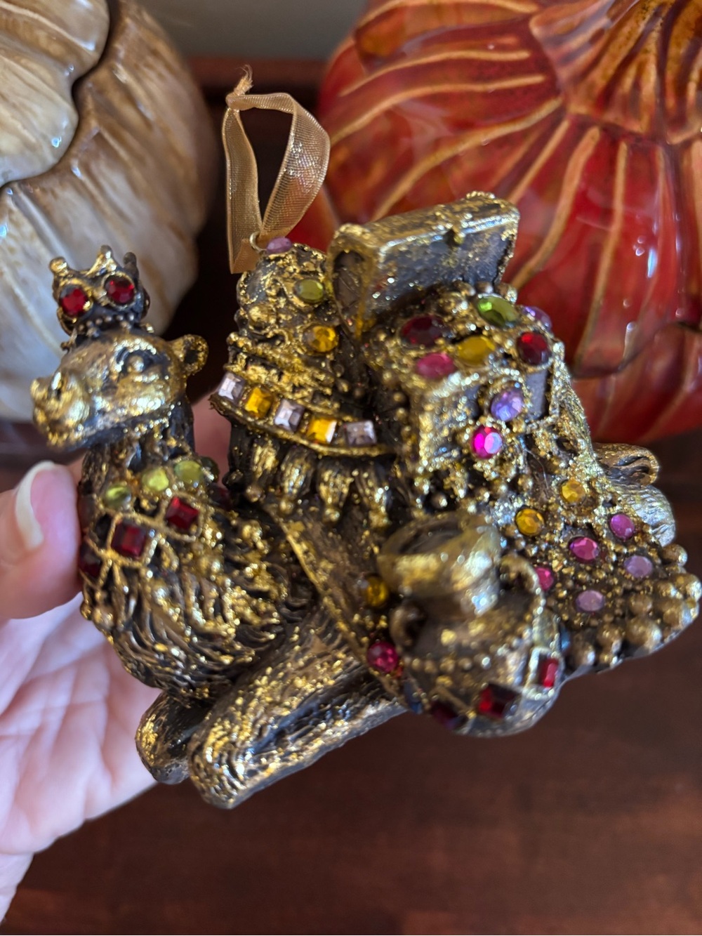 Holiday Camel with Rhinestones Wisemen Nativity Camel - Picture 3 of 6